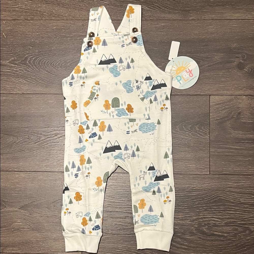 Little Sleepies overalls NWT 6-12mo